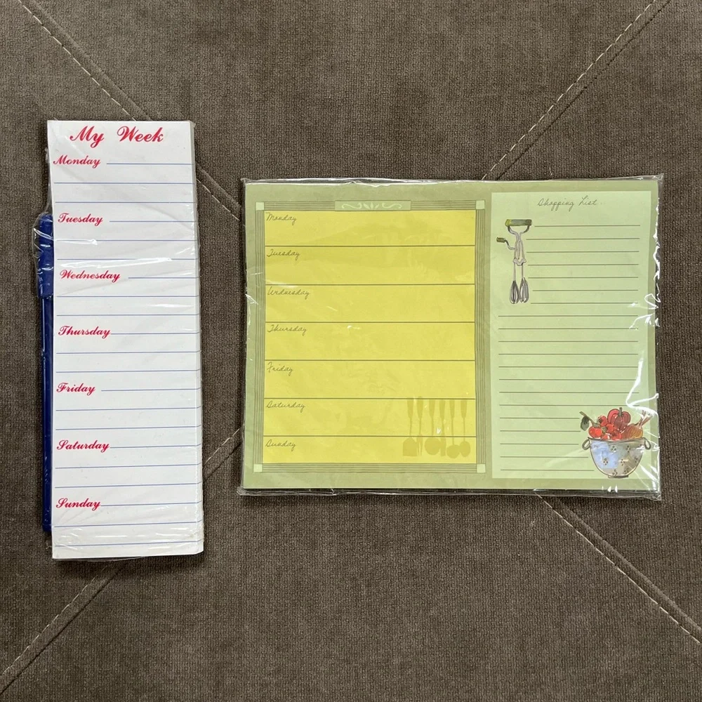 My Week Planner and Shopping List